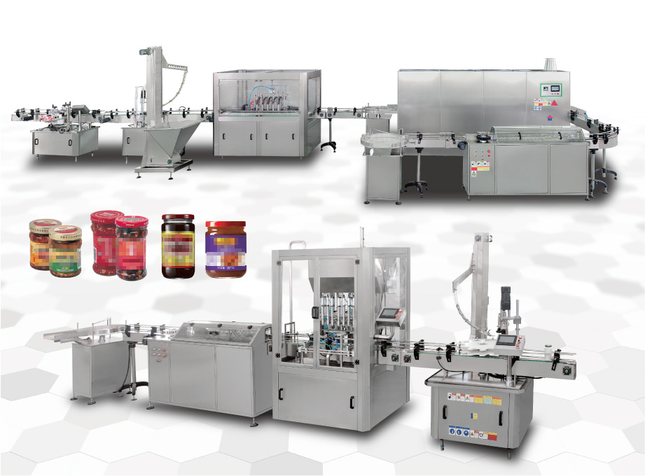 濃醬灌裝生產(chǎn)線