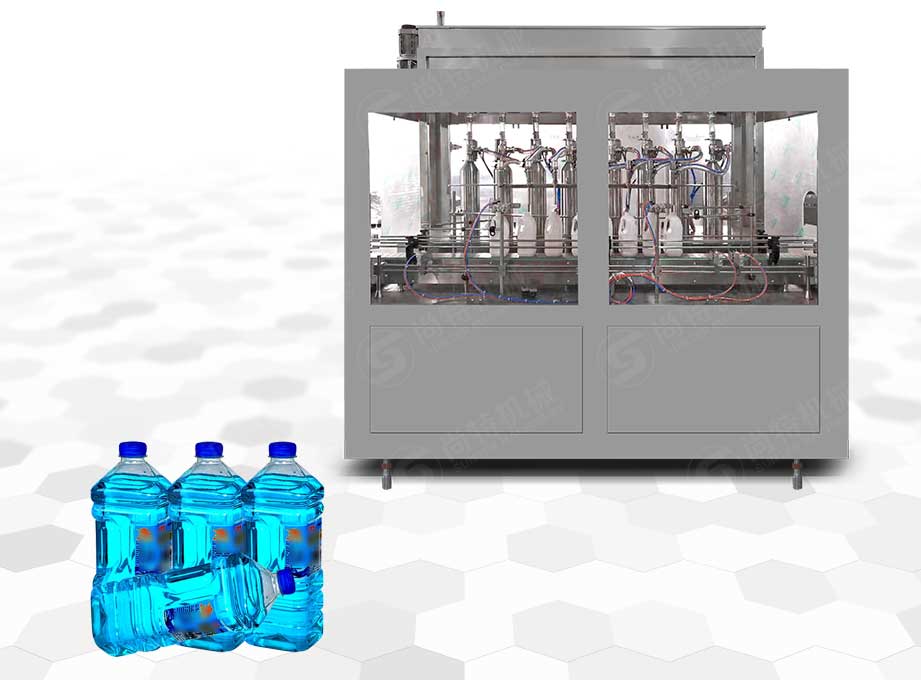 玻璃水灌裝生產(chǎn)線